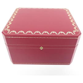 Cartier-NEW CARTIER BOX FOR WATCH WITH CRCO JEWELRY COMPARTMENT000497 WATCH BOX-Red
