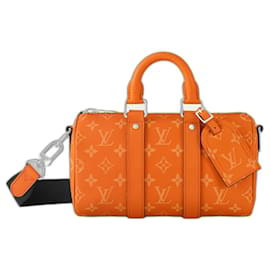 Louis Vuitton-LV Keepall 25 laranja taigarama-Laranja