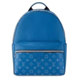 Louis Vuitton LV Taigarama blue backpack Blue