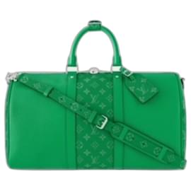 Louis Vuitton-LV keepall taigarama green 45-Green