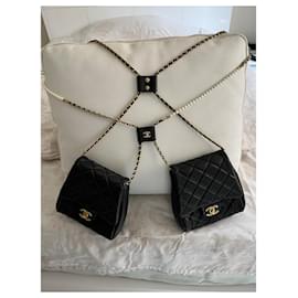 Chanel-bolso de juego chanel-Negro