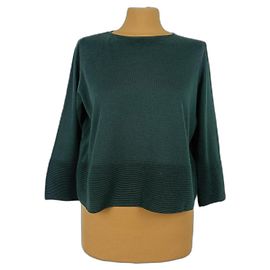 Cos Tricot en laine vert Vert