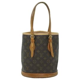 Louis Vuitton-Bolso de hombro M con monograma Bucket PM de LOUIS VUITTON42238 LV Auth ar11014-Monograma