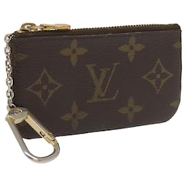 Louis Vuitton-LOUIS VUITTON Monogram Pochette Cles Coin Purse M62650 LV Auth th4366-Monogram