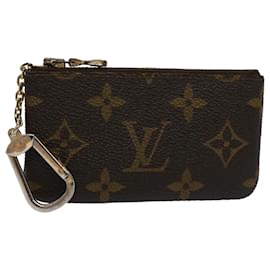 Louis Vuitton-LOUIS VUITTON Monogramm Pochette Cles Geldbörse M.62650 LV Auth 61298-Monogramm