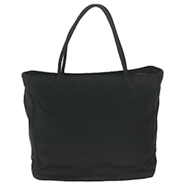 Prada-PRADA Tote Bag Nylon Black Auth 61255-Black