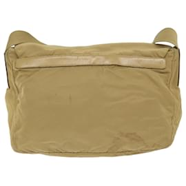 Prada-PRADA Sac Bandoulière Nylon Beige Auth 61256-Beige