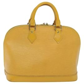 Louis Vuitton-Bolsa de mão LOUIS VUITTON Epi Alma Tassili Yellow M52149 Autenticação de LV 60892-Outro
