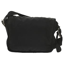 Prada-PRADA Shoulder Bag Nylon Black Auth yk9825-Black