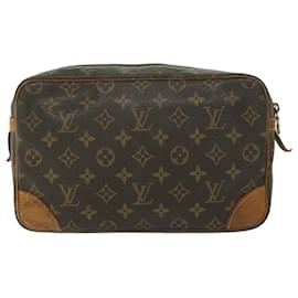 Louis Vuitton-Louis Vuitton Monogram Compiegne 28 Clutch Bag M51845 LV Auth bs10529-Monogram