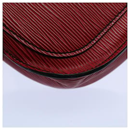 Louis Vuitton-LOUIS VUITTON Epi Saint Cloud GM bolsa de ombro vermelho M52197 LV Auth ep2502-Vermelho