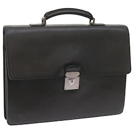 Louis Vuitton-LOUIS VUITTON Taiga Leather Serviette Robusto 1 Bag Ardoise M31052 Auth bs10369-Other