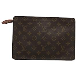 Louis Vuitton-LOUIS VUITTON Monogram Pochette Homme Clutch Bag M51795 LV Auth ep2505-Monogram