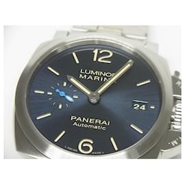 Panerai-PANERAI Luminor Marina 42 MM blue Dial PAM01028 Mens-Silvery