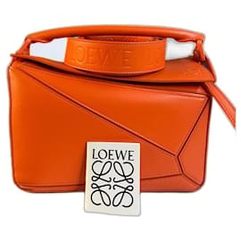 Loewe-Loewe Puzzle Crossbody Bag-Orange