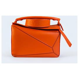 Loewe-Loewe Puzzle Crossbody Bag-Orange