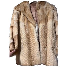 Rosenberg & Lenhart Rosenberg & Lenhar Fox Fur Coat Red Sand