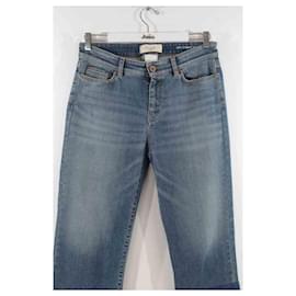 Max Mara-Straight cotton jeans-Blue