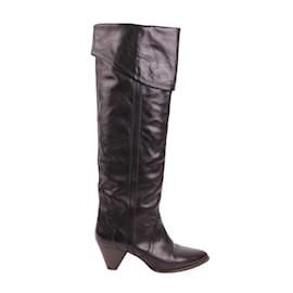 Isabel Marant-Leather boots-Brown