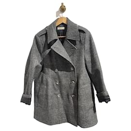 Nina Ricci-NINA RICCI  Coats T.fr 40 Wool-Grey