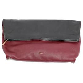 Emilio Pucci-EMILIO PUCCI  Clutch bags   Leather-Dark red