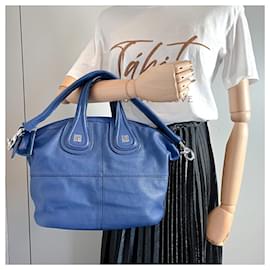 Givenchy-Nightingale Leather Blue Bag-Blue