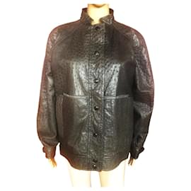 Christian Dior-CHRISTIAN DIOR  Jackets T.fr 42 Exotic leathers-Grey