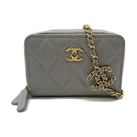 Chanel-Miss Coco Clutch With Chain AP2308-Grey