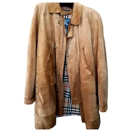 Burberry-Coat 3/4 with separable internal sleeveless-Camel