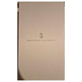 Brunello Cucinelli-Sapato clássico masculino com cadarço-Castanho claro