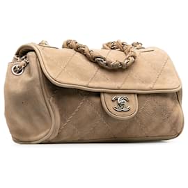 Chanel-Sac à bandoulière accordéon Ultimate Stitch marron Chanel-Marron,Beige