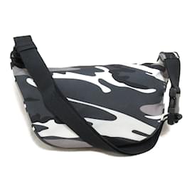 Balenciaga-Camo Printed Nylon Explorer Belt Bag 482389-Black