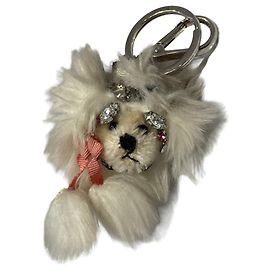Prada Bag charms White
