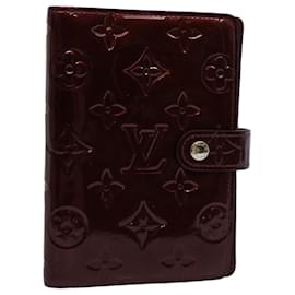 Louis Vuitton-LOUIS VUITTON Monogram Vernis Agenda PM Day Planner Amarante R21026 Auth ki3909-Autre