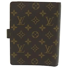 Louis Vuitton-LOUIS VUITTON Agenda con monogramma MM Agenda da giorno Cover R20105 LV Aut 61911-Monogramma