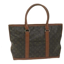 Louis Vuitton-LOUIS VUITTON Monogram Sack Weekend PM Hand Bag M42425 LV Auth ep2597-Monogram
