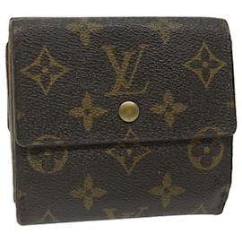 Louis Vuitton-Carteira LOUIS VUITTON Monograma Portefeuille Elise M61654 Autenticação de LV 62227-Monograma