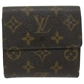 Louis Vuitton-LOUIS VUITTON Monogram Portefeuille Elise Wallet M61654 LV Auth 62227-Monogram