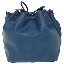 Louis Vuitton-LOUIS VUITTON Epi Petit Noe Bolso de hombro Azul M44105 LV Auth 62215-Azul