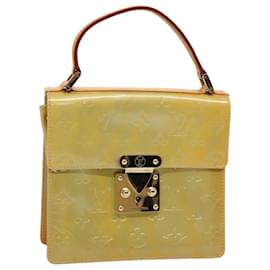 Louis Vuitton-LOUIS VUITTON Monogram Vernis Spring Street Handtasche Gris M91029 LV Auth th4382-Andere