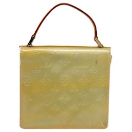 Louis Vuitton-LOUIS VUITTON Monogram Vernis Spring Street Hand Bag Gris M91029 LV Auth th4382-Other