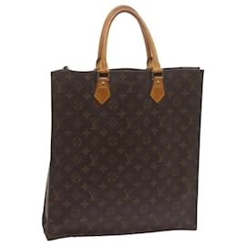 Louis Vuitton-LOUIS VUITTON Monogram Sac Plat Hand Bag M51140 LV Auth ep2565-Monogram