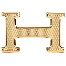 Hermès-Accessories HERMES Buckle only / Belt buckle in Golden Metal - 101678-Golden
