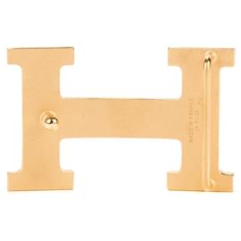 Hermès-Accessories HERMES Buckle only / Belt buckle in Golden Metal - 101678-Golden