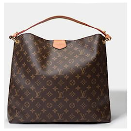 Louis Vuitton-LOUIS VUITTON Graceful Bag in Brown Canvas - 101651-Brown