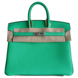 Hermès-HERMES BIRKIN BAG 25-Green