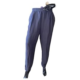 Diane Von Furstenberg-Pants, leggings-Navy blue