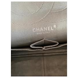 Chanel-Chanel classica riedizione senza tempo in argento-Argento,Altro,Silver hardware