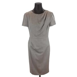 Armani-vestido gris-Gris
