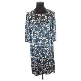 Hugo Boss Kleid Blau Blau